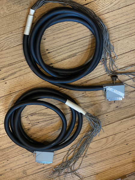 SOLD 2 Mogami 24 pair 85 feet cables with EDAC Analog 90Pin nbsp50 per cable